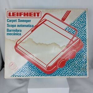 Leifheit Vintage 1970's (?) Carpet Sweeper New In Open Box Germany